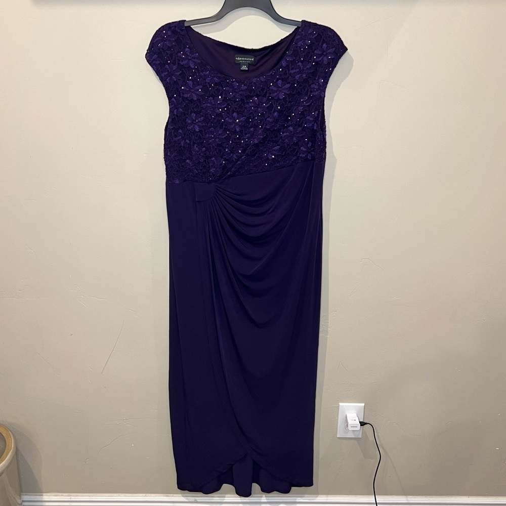 Royal purple dress